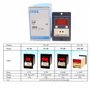 Controlador de temporizador digital de 2 pines, relé de retardo de tiempo de 8 pines para AC/DC 220V y 24V 0,1-9,9 minutos - Product Image 3