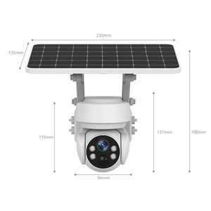 Precio de fábrica Ptz Cámara al aire libre Wifi de baja potencia Monitor DE SEGURIDAD Cámara solar ubox AI Cámara - Product Image 3