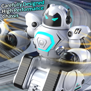 Interactive 2.4G Remote Control <strong>Fighting</strong> <strong>Robot</strong> with Light Music Double Football Boxing Battle Toy <strong>Robot</strong> for Kids - Product Image 6