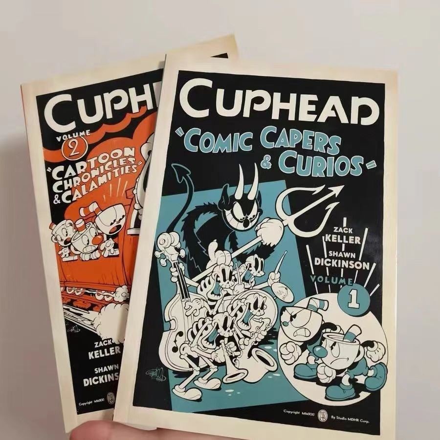 Cuphead-2 volumes-color daurin paper