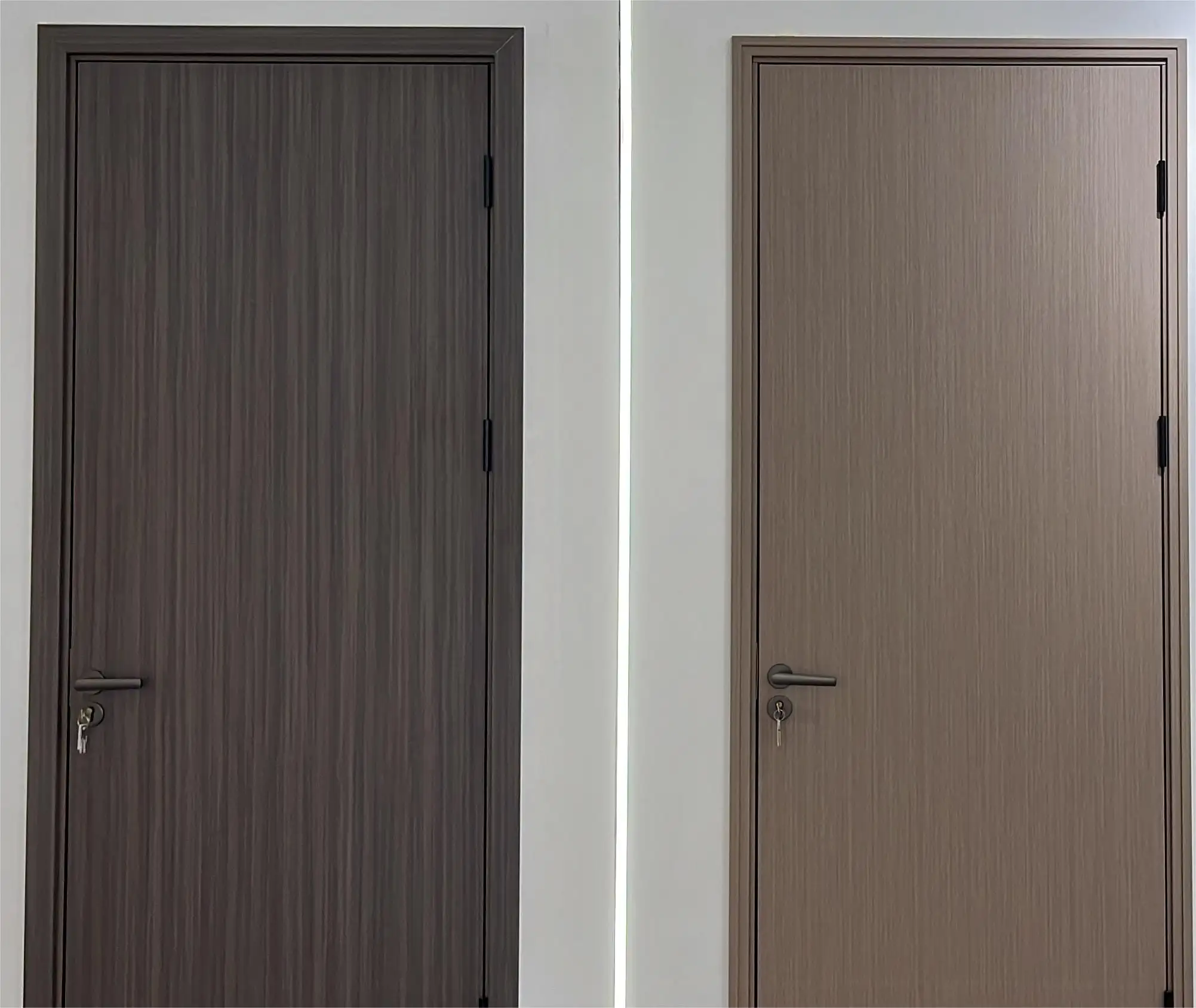 Новейшие Дизайны Панели для фотографий ПВХ WPC интерьер комнаты MDF главные двери сплошные деревянные двери для домов