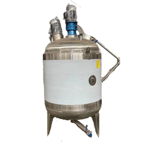 Tanque de mistura 1000L com chaleira de reação de aquecimento, tanque de destilação 500L misturador de aço inoxidável com camada dupla