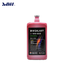 高品质CMKY 1000毫升/瓶Ga laxy dx5生态打印头油墨Ga laxy Sei ko 1.8m 3.2m喷墨印刷机 - Product Image 3