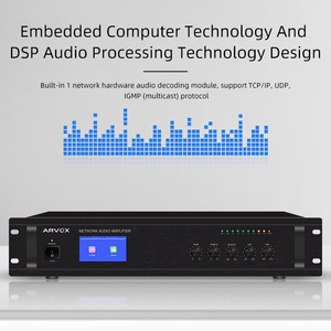 Amplificador de red ip con pantalla táctil, caja de altavoz con sistema pa, 60/120/240/360/500/650 w, IP-8660P - Product Image 2