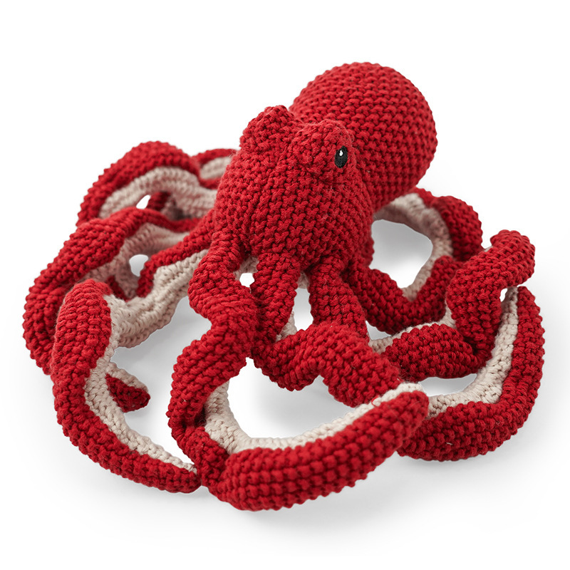 Knitted little octopus