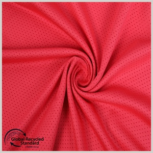 Primavera Verão Mulheres Sportswear RPET Eco-friendly Borboleta Malha Fabric180gsm 92% Reciclar Poliéster 8% Spandex Pronto-a-enviar Tecido