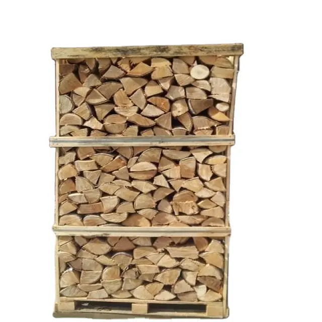 Beste Qualität Heißer Verkaufs preis Eiche und Buche Brennholz/Ofen getrocknetes geteiltes Brennholz