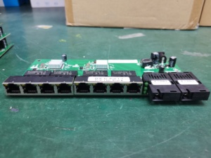 Conmutador POE inverso 10/100/1000M Gigabit Ethernet Switch 8 RJ45 UTP Plus 2 SC Puerto de fibra RPOE Switch Placa PCB - Product Image 5