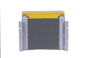 Aluminum <strong>Oil</strong> <strong>Cooler</strong> for 25K Truck Crane <strong>Hydraulic</strong> System <strong>Oil</strong> Radiator With Fan Assembly