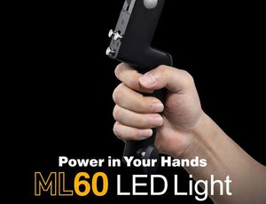 Godox ML60 ML60Bi发光二极管灯60w便携式静音模式支持锂离子交流电源户外照相馆摄影照明 - Product Image 6