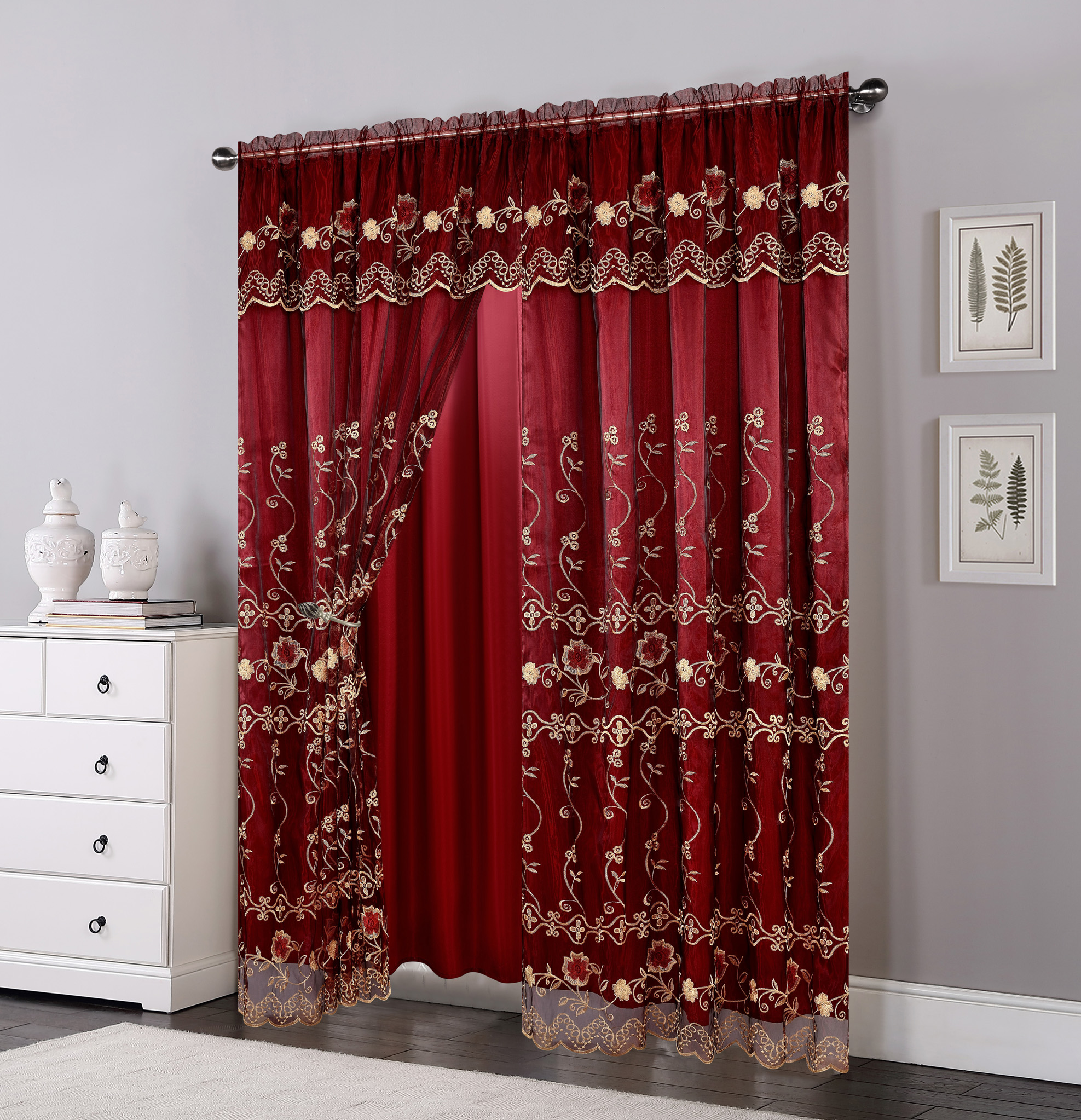 Rouge floral