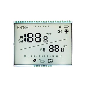 Benutzer definiertes Segment TN-LCD-Display 64x58mm Digitaler Temperatur regler Bildschirm-LCD-Anzeige