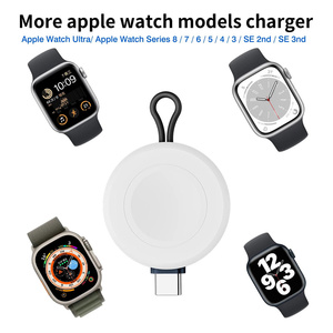 Mini Portable Magnetic Wireless Charger for <strong>Apple</strong> Watch 9 8 7 6 5 <strong>4</strong> <strong>SE</strong> 3 USB C Charging for IWatch Type-C Travel Watch Chargers - Product Image 2