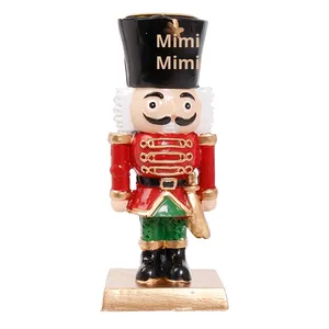 Estilo Europeu Ano Novo Resina Quebra-Nozes Resina Vela Titular Isopor Decorações De Natal Moda Casa Desktop - Product Image 5