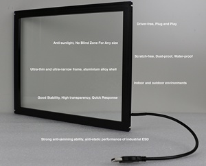 Himbeer PI 15 Zoll Infrarot ir Touch Overlay Kits Rahmens ensor für intelligente Bildung alles in einem Zaubers piegel Games Digital - Product Image 6