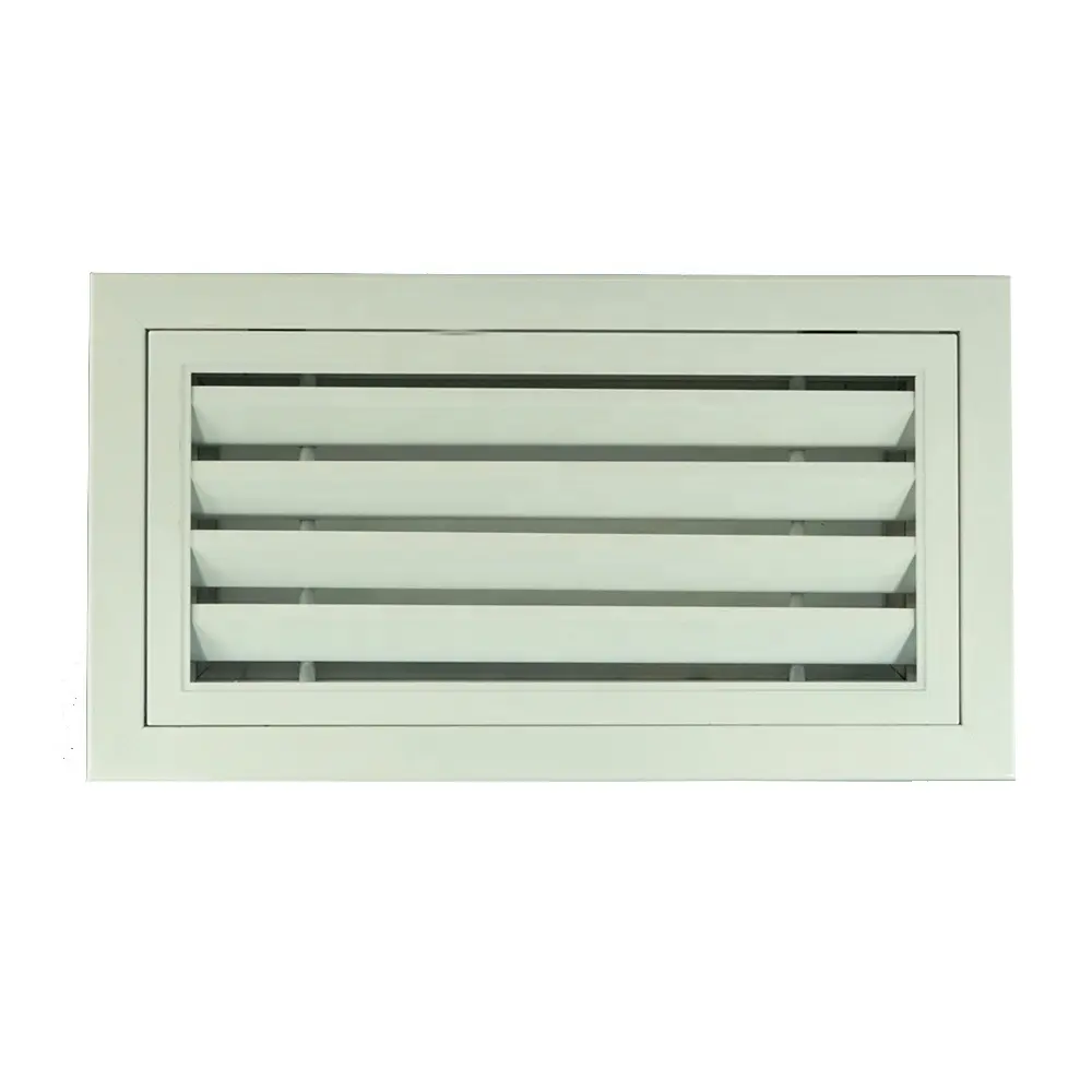Grille de porte moustiquaire en aluminium de ventilation d'air CVC personnalisée Grilles filtrantes de lien de porte avec filtre