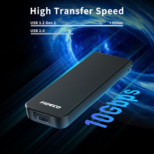 อะแดปเตอร์ M.2 NVMe PCIe SSD 10Gbps USB C 3.2 Gen2ตู้อลูมิเนียมไม่ต้องใช้เครื่องมืออ่าน NVMe M B & M ปุ่มสนับสนุน - Product Image 3