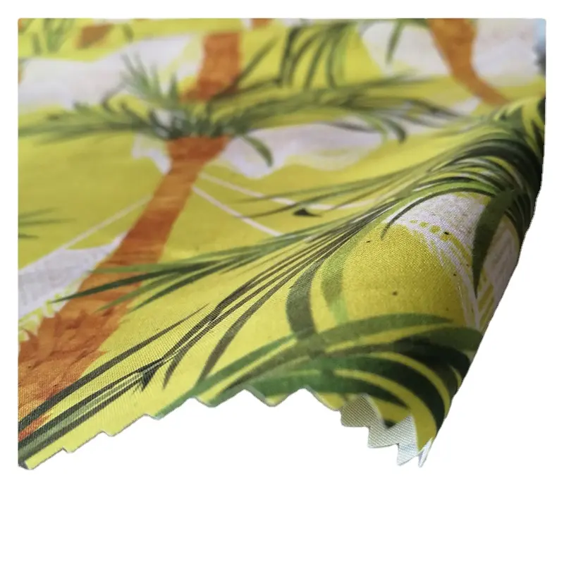 Ekran dijital sıcak süblimasyon özelleştirilmiş baskı desen polyester mikro fiber şeftali düz plaj şortu pantolon yatak çarşafı kumaş