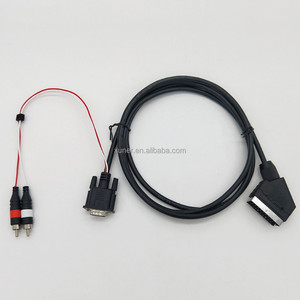 OEM & Stock Scart a convertidor de Cable VGA de 15 pines con conector de Audio RCA