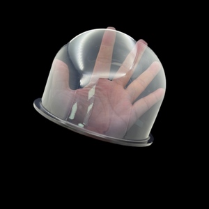 Factory Price Lucite Perspex <strong>Hemisphere</strong> High Acrylic Dome/plastic <strong>Hemisphere</strong> Clear 1&quot; With Hole for CCTV Cover - Product Image 4