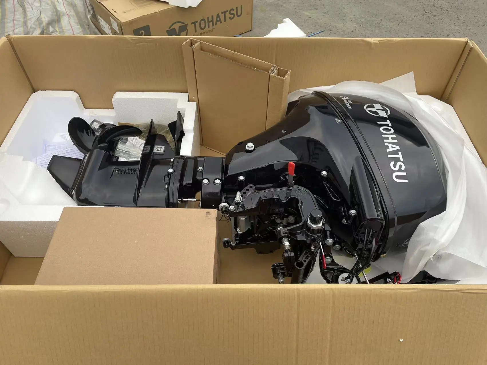 Brandneuer Tohatsu 2-Takt M30HS 30 PS Außenbordmotor Boots motor