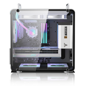 Light Luxury Computer <strong>Case</strong> Matx Itx <strong>PC</strong> <strong>Case</strong> With Handle Water Cooling CPU Casing Aluminium Alloy Gaming <strong>PC</strong> <strong>Case</strong> With RGB Fans - Product Image 3