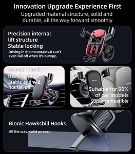 C243 Yesido خطافات هوكسبيل ثنائية الألومنيوم تصميم قابل للسحب تنفيس الهواء حامل الجاذبية - Product Image 3