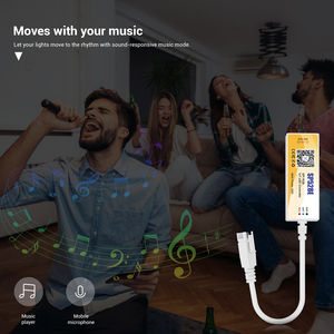 RGB RGBW WS2811 SK6812 IoT светодиодный контроллер SP528E SP529E Alexa Google Home приложение WiFi PWM SPI ARGB RF дистанционная световая лента DC 5-24V - Product Image 3