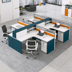Modular Call Center Office Cubicle Working Station System Furniture Office Partition Workstation - Product Image 2