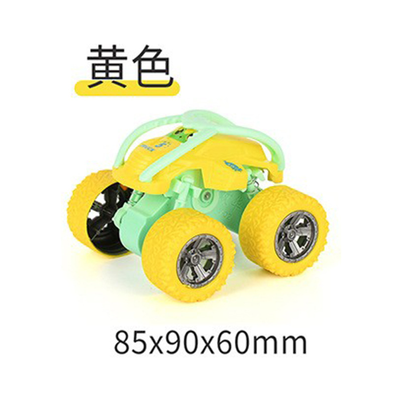 Macaron de voiture roulante jaune - Voiture nue