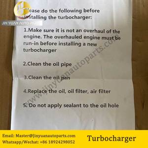 RHF5 vdvd16 vaisuzu 16 vbvb16 vcisuzu 16 VAX50017 8-97119-5670 VIBF risuzu ISUZU Rodeo 4JB1T 2.8L motor sıcak satış için turboşarj - Product Image 6