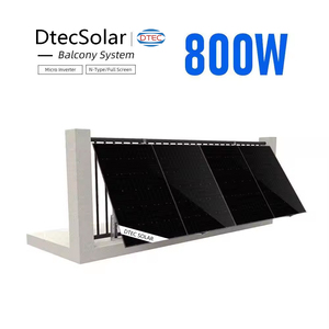 Fácil instalación 600W/800W Ip67 On-grid Tied Micro Inverter Mppt Kit de sistema solar para balcón Pwm controlador de iones de litio - Product Image 1