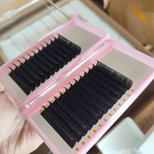 ขนตาปลอมสำหรับต่อขนตาเพิ่มวอลลุ่มถาดต่อขนตาเพิ่มวอลลุ่มมีสีดำด้านทำให้เป็นเส้นไหม - Product Image 6