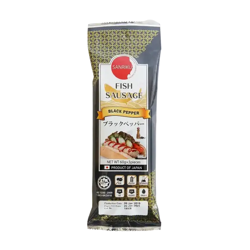 Surimi Produkte Schwarzpfeffer Fischwurst Großhandel Fischfutter Meeresfrüchte