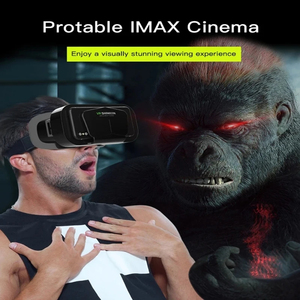 G10 IMAX 3Dภาพยนตร์จอยักษ์แว่นตาเสมือนจริงGoogleกล่องกระดาษแข็งVRหมวกกันน็อคสําหรับ4.7-7"โทรศัพท์สนับสนุนเกมController - Product Image 5