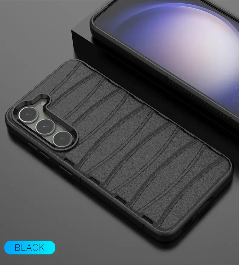 Bibercas เคสกันกระแทกโทรศัพท์กันกระแทกแบบกระจายความร้อนสำหรับ Samsung S23 iPhone 15 Xiaomi 13เคสโทรศัพท์มือถือ TPU