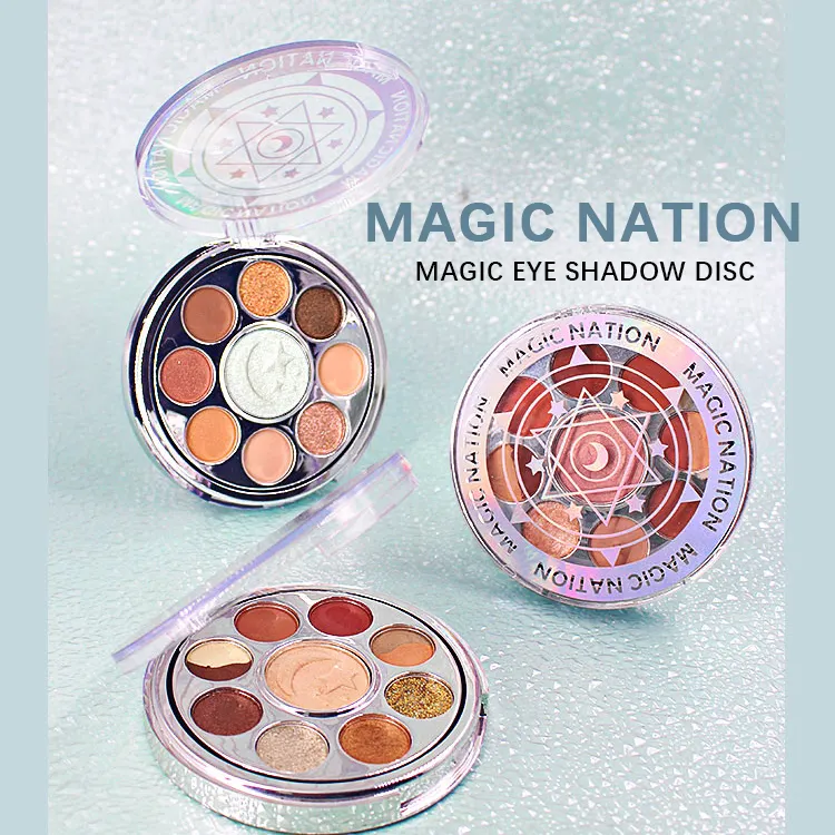 Cina shopping online design elegante e unico magic revolve Eyeshadow Palette vegan highlight eyeshadow