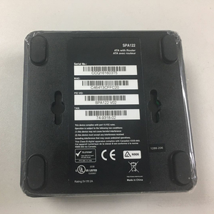 CS SPA122 VOIP ATA Router Ip Telecomunicación Voip Teléfono Adaptador Impermeable Ip67 Universal Tcp/IP Wifi Qr Código Leer Reloj Voip