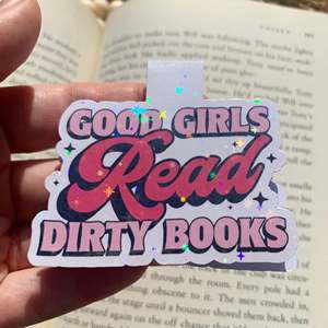 It Is a Good Day to Read a Book <strong>Bookish</strong> Bibliophile Reader Happy Smiley Hologram Holo Holographic Custom Paper Magnetic Bookmark