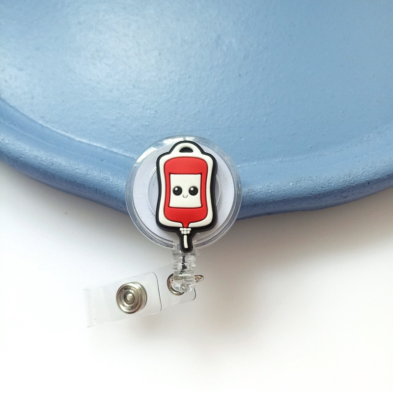 Sac de liquide rouge transparent