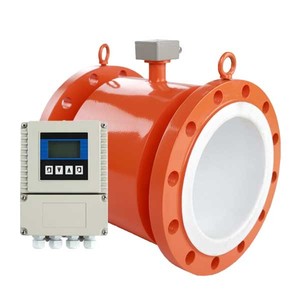 Iyi fiyat ile dijital elektromanyetik su debimetre gıda içecek sanayi ekleme flanşlı elektromanyetik debimetre - Product Image 1