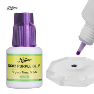 Professional Purple Lash Extensions Glue <strong>Adhesive</strong> <strong>up</strong> to 8 Weeks Long Lasting Lash Glue for Eyelashes Extension - Product Image 3