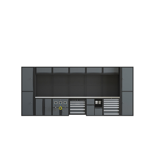 设计最佳价格防盗工具箱 + 工具柜锁，冷轧钢，12公斤用于车库存放 - Product Image 5