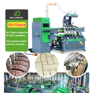 Enrutador cnc de cuatro cabezales para carpintería, máquina multicabezal de 1500x3000mm, para grabado en madera, multiproceso - Product Image 1