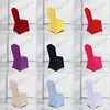 Wholesale cheap factory fitted polyester wedding spandex chair coverPopular