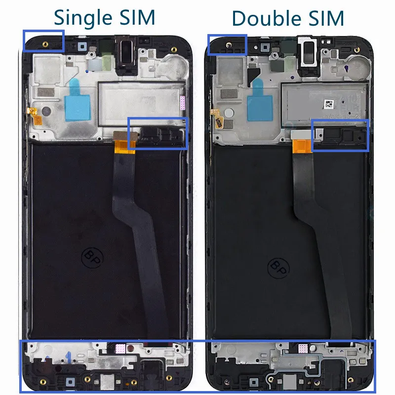 6.2 "IPS LCD con cornice per Samsung Galaxy A10 Display LCD Touch Screen Assembly per Samsung A10 A105F A105M A105G