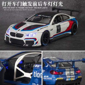 1-24 M6 M6 alaşım spor araba modeli sarkaç parçaları Boilback güç oyuncak araba döküm simülasyonu - Product Image 5