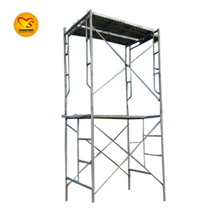 Sistema de andamio portátil de fábrica Hina, torre de armazón de capa, andamio de aluminio con ruedas - Product Image 2