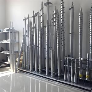 Factory Direct Modern Design Galvanized Steel Ground Mount Foundation Ground Screws Low Price for Office Building Solar <strong>Mounting</strong> - Product Image 2