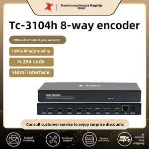 Tianchuang Hengda 3104H HD Encoder 8-Channel HD Mi การบันทึกการถ่ายทอดสด H264โปรโตคอล ONVIF รองรับการถ่ายทอดสดด้วย IP - Product Image 5